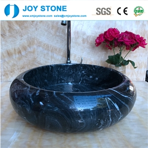 Blackwhite Marble Glass Double-Layer Wash Basinfor Wholesale