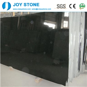 China Supreme Black Shanxi Granite Polished Big Slabs Floor Wall Tiles