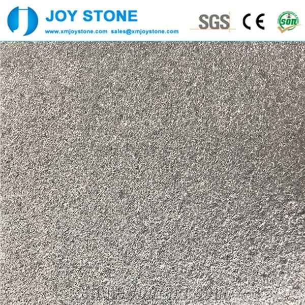 Direct Factory Sell China Dark Black Granite Anti Slip Flamed Paving
