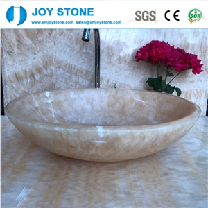 Elegant Design Carrara White Marble Wash Basin