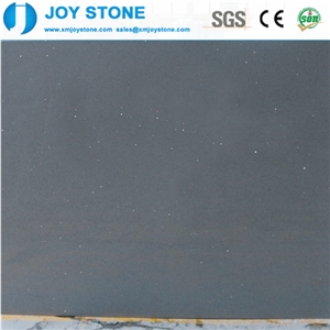 Hot Sale Pure Color Artificial Stone Grey Galaxy Quartz Slab