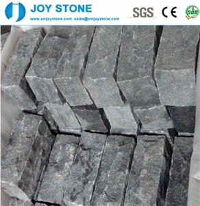 Wholesale Cheap G654 Black Cube Stone Pavers Driveway Flooring Popular