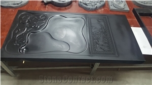 Slate,Tile,Slabs,Dish,Plate,Culture Stone,Air Craft,Coaters, Xingzi Black Slate Artifacts & Handcrafts