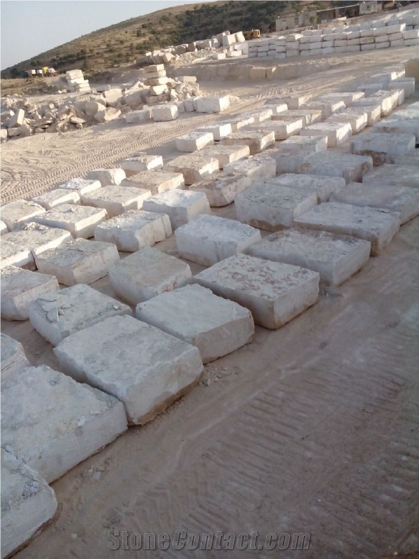 Iran White Limestone Block
