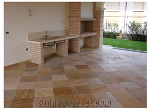 Sao Tome Quartzite Floor Tiles, Pattern