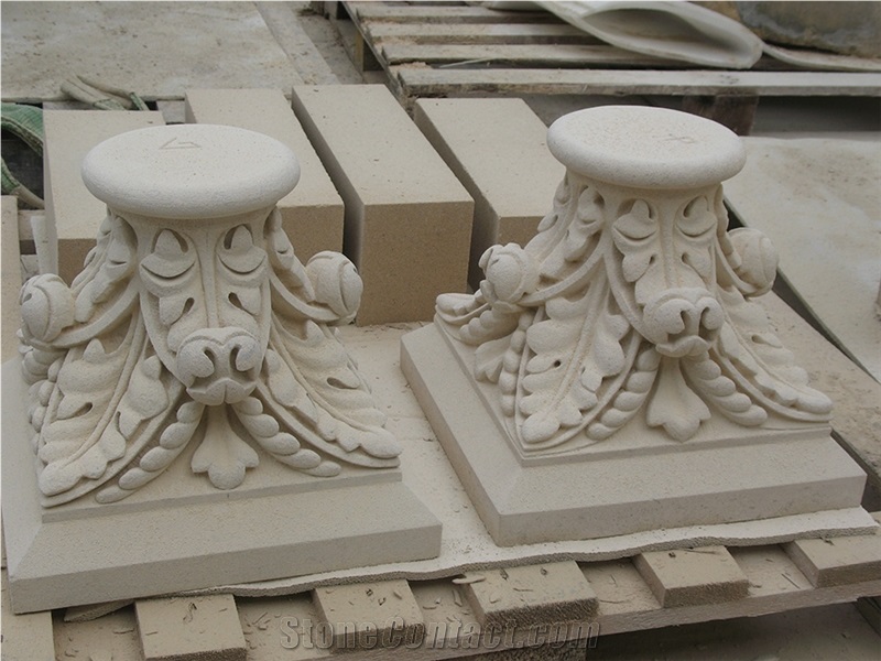 Bath Stone Capitals for Retford Town-Hall