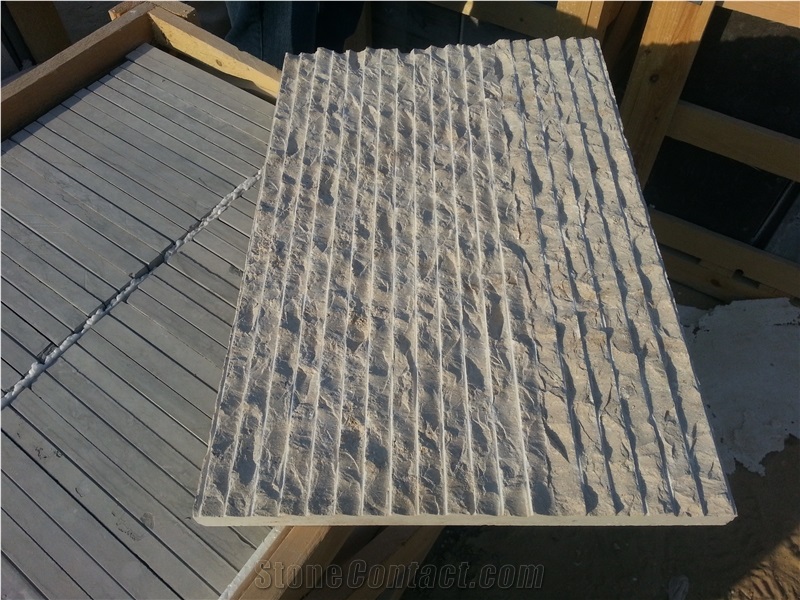 Sinai Pearl Marble ( Terista ) Combed-Chiseled Tiles