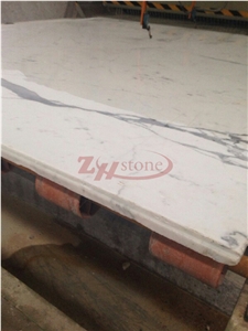 Statuary White Marble Natural Stone Honeycomb Panels Compsite Panel