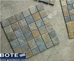 China Rusty Slate Mosaics Wall Covering Tile