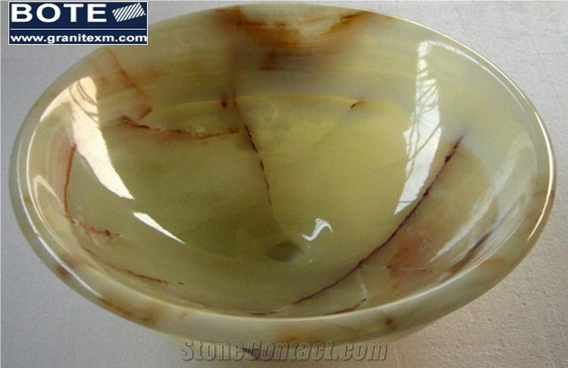 Jade Wash Bowls Oval Basin Marble Bathroom Sinks