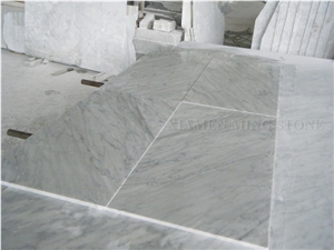 Arabescato Carrara White Marble Panel Skirting Bathroom Wall,Floor Tiles