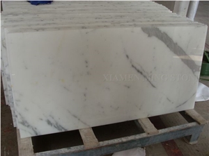 Calacatta Carrara White Marble Slab,Nature Stone Tile,Hotel Flooring