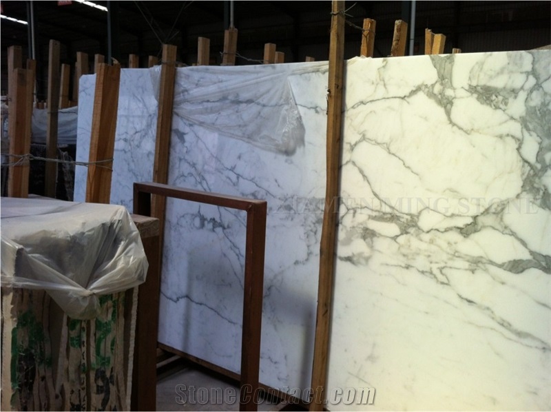 Statuary Venato Marble Slab Tile,White Marble Wall Panel Skirting Hotel Flooring