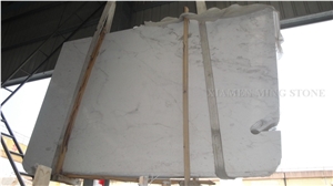 Volakas Marble White Stone Slab for Interior Floor,Walling Panel Tiles