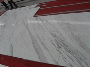 Volakas White Marble Slab Tiles Panel Wall Cladding,French Flooring