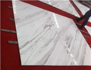 Volakas White Marble Tiles Polished Panel Floor Covering,Walling Tile