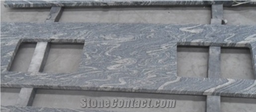 Cheap China Juparana Granite Polished Coutertops Bathroom Vanitey Tops
