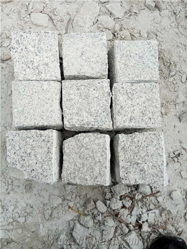Cheap Chinese Grey Granite Cube Stone,Cobble,Paving,Stepping,Paver