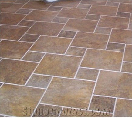 Cheap Chinese Rusty Slate,Natural Brown,Yellow,Tiles,Flooring