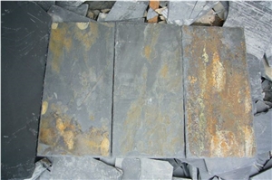 Cheap Chinese Rusty Slate Tiles,Natural Brown Flooring,Wall Stone