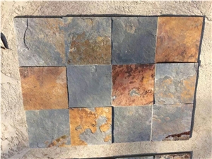 Cheap Chinese Rusty Slate Tiles,Natural Brown Flooring,Wall Stone