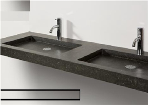 Cheap Honed Chinese Natural Bluestone Shower Tray,Basin,Sink,Washing,
