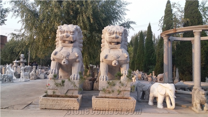 Natural Granite Garden Statues,Animal Sculptures,Carved Stone