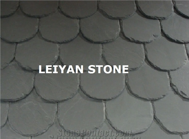 Natural Slate Roof Covering Tiles with Hole,Roofing Stone