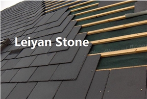 Natural Slate Roof Covering Tiles with Hole,Roofing Stone