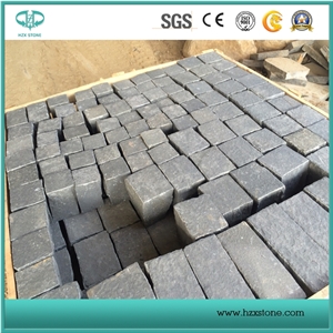 China Black Andesite Cobble Stone/Pavers/Flooring Tile