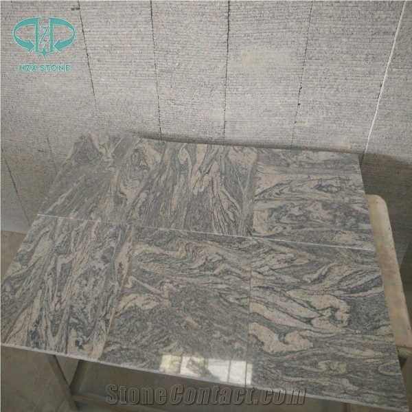China Grey Juparana Granite,Floor Covering Pattern,Exterior Flooring