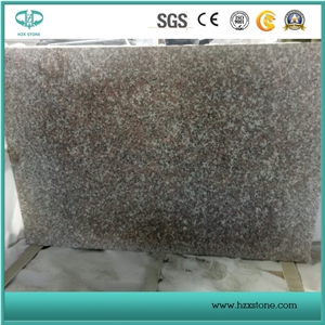 China Industrial Granite Tiles&Slabs Flamed Peach Red Granite G687