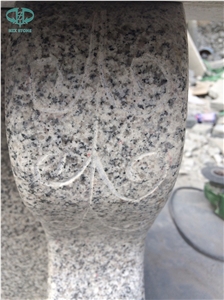 G603 Granite Chairs, China Sesame White Granite
