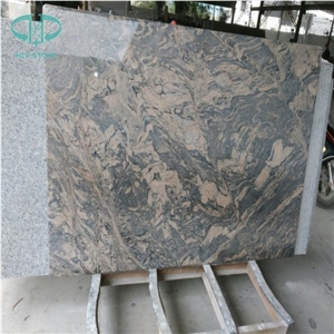 Juparana Granite Slabs, Pink Polished Granite Flooring and Walling