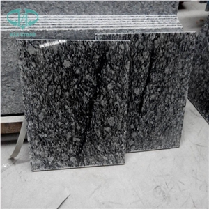 Polished Spray White Natural Stone Granite Tiles for Floor Wall