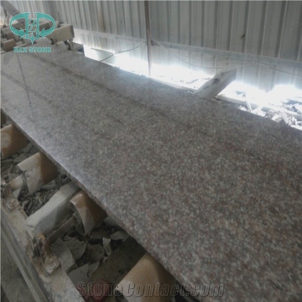 Polished Stone G687 Peach Red Granite Slab Tiles Wall Floor Covering