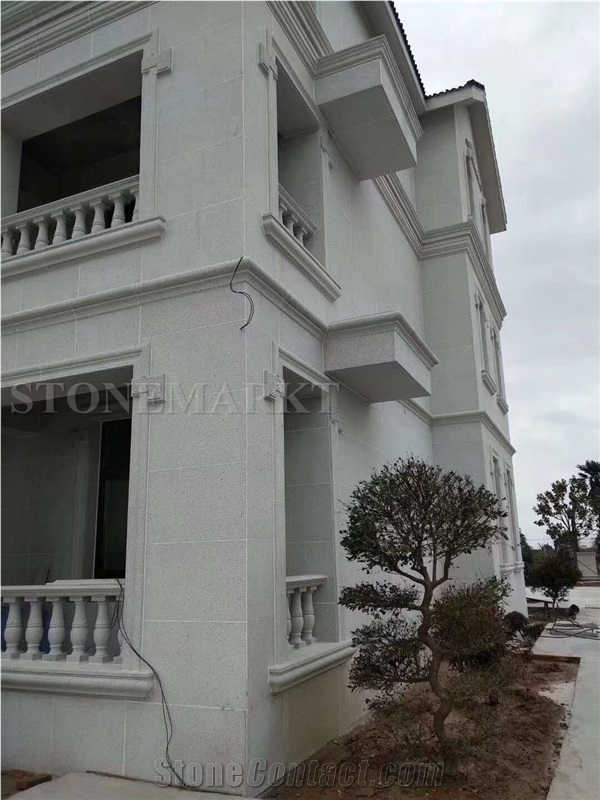 Exterior Wall Cladding China White Pearl Granite Tiles Panel,Walling