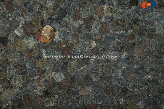 Blue Semiprecious Stone Gemstone Slabs