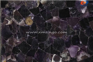 Brazil Lilac Agate Semiprecious Stone Slabs