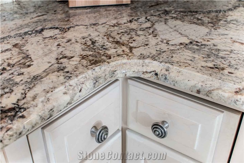 White Sand Granite Kitchen Countertop from United States