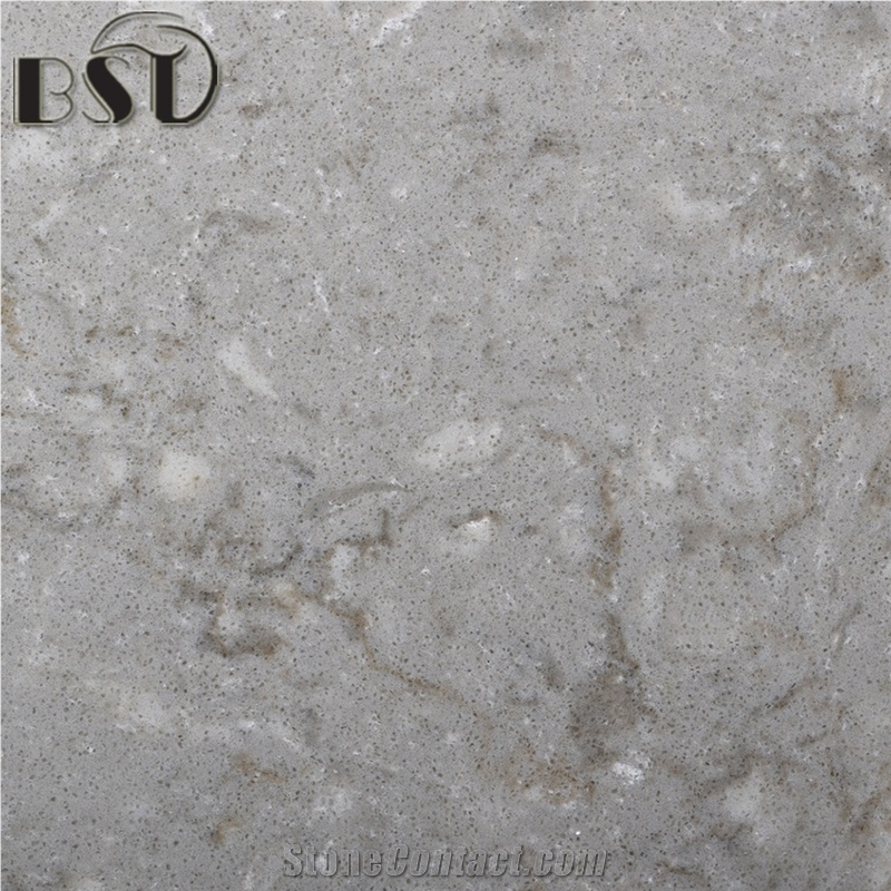 Artificial Marbling Grey Interior Quartz Stone