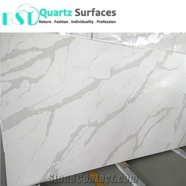 Calacatta Quartz Stone for Kitchen and Bathroom