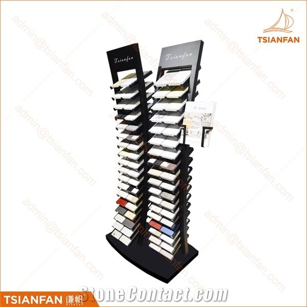 Marble & Granite Tile Display Rack Stone Display Stand from China