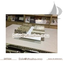 Srt004-Custom Tabletop Quartz Stone Display Stand