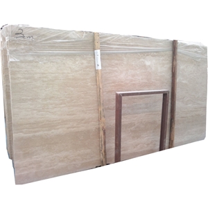 YUANDA Spain Beige Natural Travertine Slabs Wall Tile