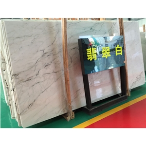 YUANDA White Grey Veined Marble Slabs