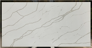 Calacatta White 04 Vm-161023 Quartz Tiles&Slabs Flooring&Walling