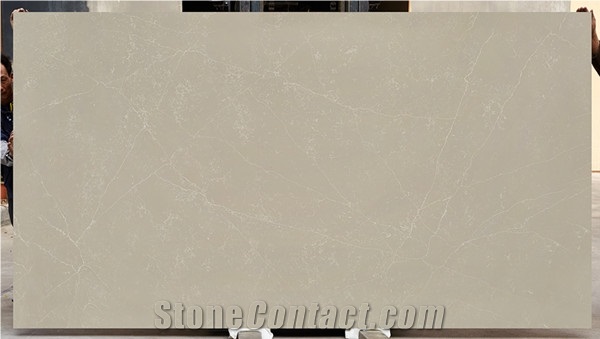 Cream Mafil 09 Cq-839 Quartz Tiles&Slabs Quartz Flooring&Walling
