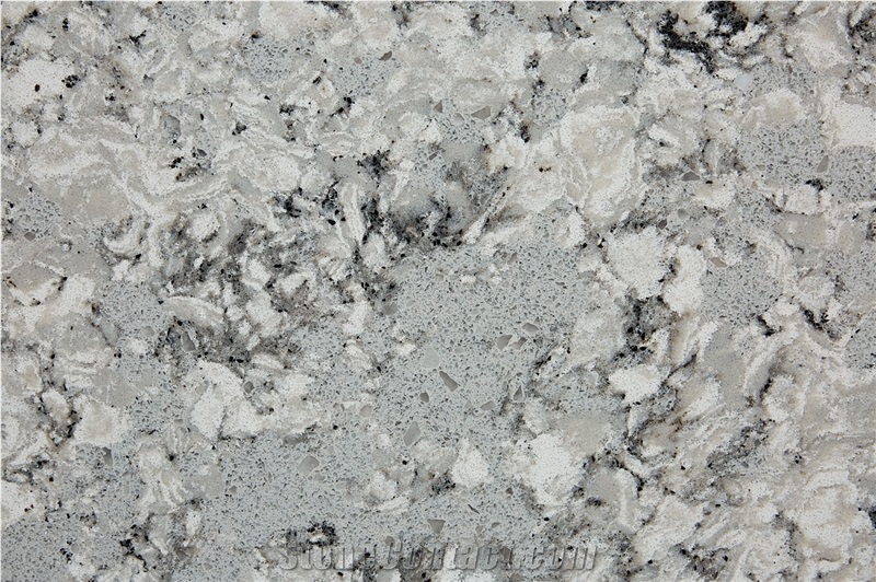 Grey Quartz Wave Gray 08 2015817 Quartz Tiles&Slabs Flooring
