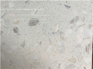 Ls-E011 White Shepherd Artificial Stone Slabs&Tiles Flooring